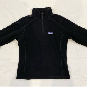 Patagonia Black Micro D 1/4-Zip Fleece
